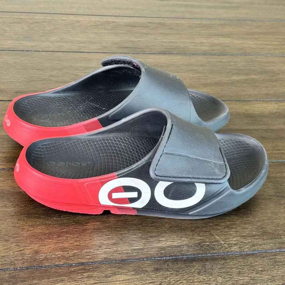 OOFOS OOahh Sport Flex Fire Rally Unisex Mens 7 Womens 9 EU 40
